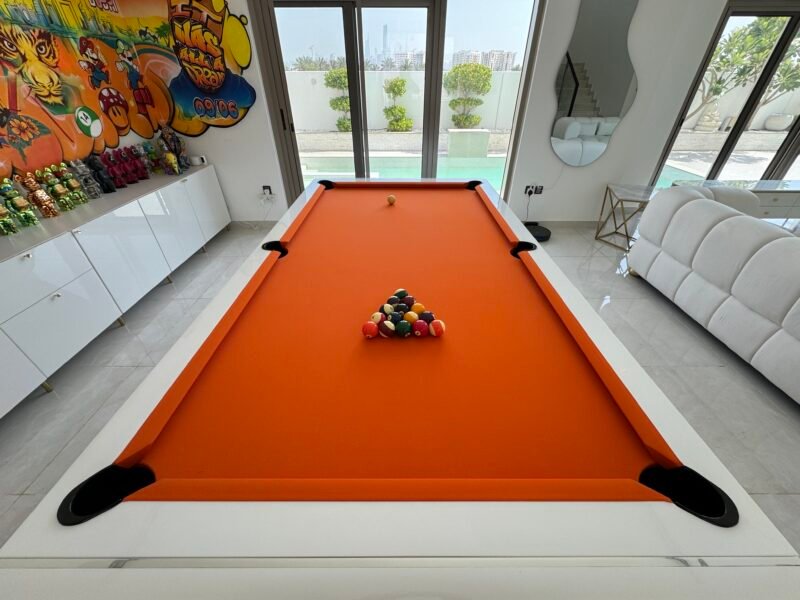 Pool Table & Graffiti Wall