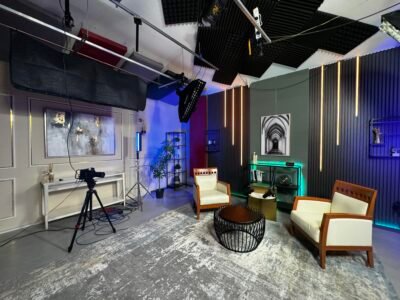 Versatile Podcast Studio in Dubai - Live Recording/Cutting